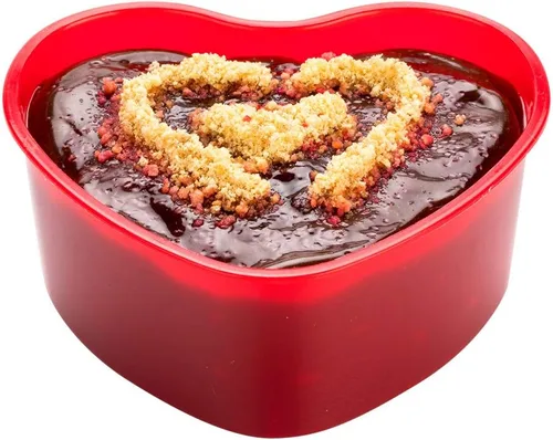 Vista 7 de Restaurantware Mini recipientes de 4.7 onzas, 100 recipientes desechables para postres, diseño duradero en forma de corazón, vasos de plástico
