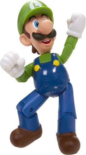 Vista 3 de Nintendo World of Luigi - Figura de juguete con accesorio 1UP