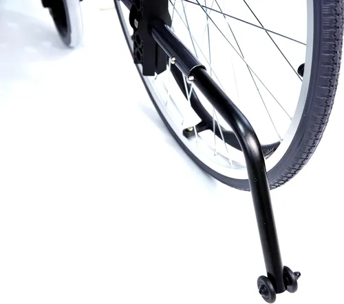 Vista 2 de Karman - Silla de ruedas ergonómica anti volquete serie S-305, color negro