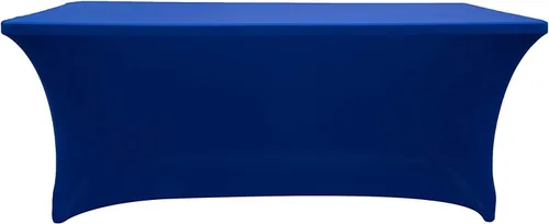 Vista 26 de Banquet Tables Pro Mantel rectangular plegable de elastano de 6 pies de largo, elástico, ajustado, para mesas de patio plegables de 30 pulgadas