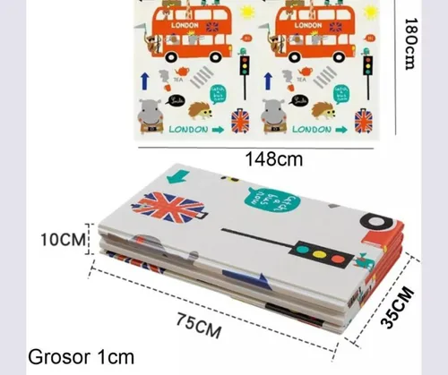 Vista 3 de Tapete Gateo Bebes Plegable