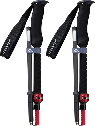 Vista 5 de MSR DynaLock Ascent Bastones de Trekking Plegables de Carbono para Backcountry