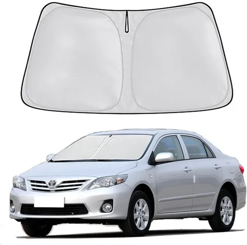 Vista 16 de Parasol para parabrisas BMW Serie 3 2006-2011 Accesorios Plegable Parasol para ventana delantera BMW Serie 3 Accesorios Parasol 240T Poliéster