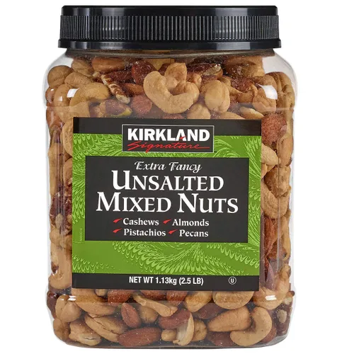 Vista 2 de Kirkland Signature Extra Fancy Nueces mixtas sin sal, 40 onzas (paquete de 3)