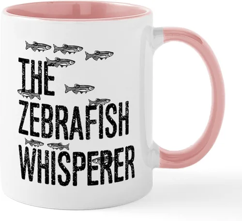 Vista 33 de CafePress I Speak Zebrafish - Taza de café de cerámica, taza de té de 11 onzas