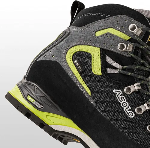 Vista 5 de Asolo Botas de mochilero Corax GV para hombre, NegroVerde