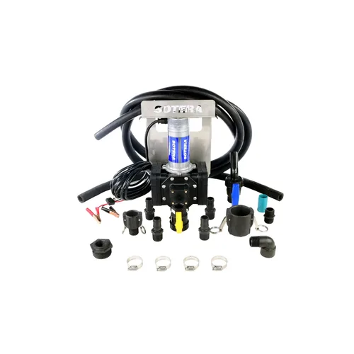 Vista 5 de Sotera Bomba de transferencia química de 12 V CC, Chemtraveller portátil con medidor - Bomba de transferencia de ácido suave para aplicaciones al