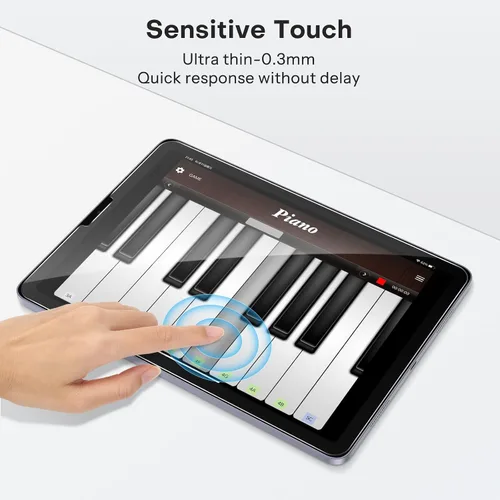 Vista 6 de OMOTON Protector de pantalla para iPad Air 5ª/4ª generación y iPad Pro de Transparente