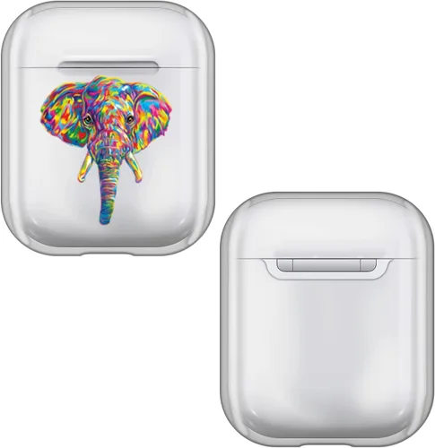Vista 6 de Head Case Designs P.D. Moreno - Funda de carga de cristal duro transparente con licencia oficial de P.D. Moreno, con diseño de animales