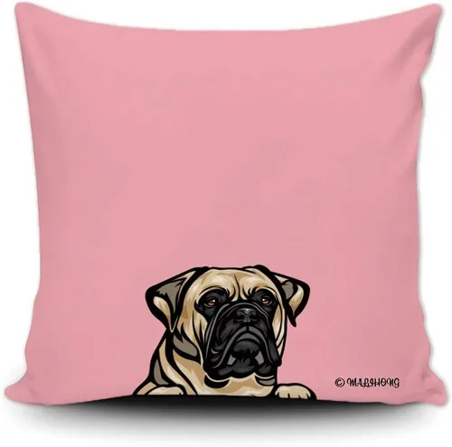 Vista 20 de Funda de almohada para perro, divertida funda de almohada para sofá, cama, decoración del hogar, 20 x 20 pulgadas Bull Terrier-1-10