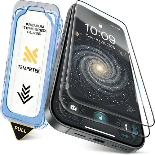 Vista 19 de TEMPRTEK+ 2 Pack para iPhone 14 Pro Protector de Pantalla de Privacidad, Vidrio Templado Antiespía, Resistencia a Rayaduras y Huellas Digitales