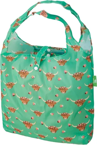 Vista 20 de ECO CHIC Bolsas plegables reutilizables para comestibles, bolsa de compras ligera, reciclada y reutilizable, bolsa plegable impermeable Gafas Gatos
