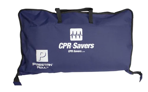 Vista 5 de CPR Savers Maniquí profesional de entrenamiento de RCP para adultos Prestan con monitor de retroalimentación AHA 2019, piel oscura, PP-AM-100M-DS