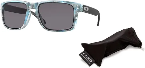 Vista 3 de Oakley Holbrook Asian Fit OO9244 - Gafas de sol de puente bajo para hombre + correa de paquete + kit de cuidado iWear de diseñador
