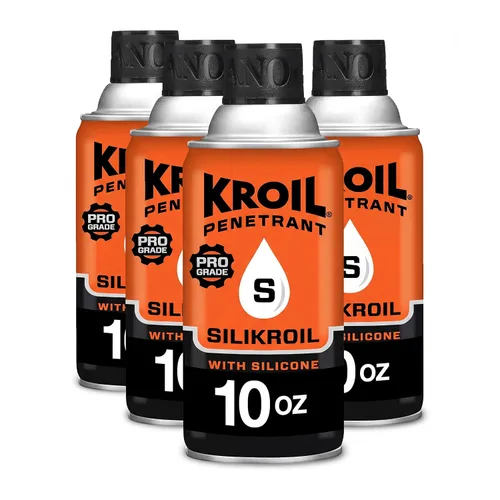 Vista 10 de Kroil Penetrant SiliKROIL con silicona – Lubricante penetrante de óxido – Aceite inhibidor de la corrosión – Desplaza la humedad – Uso doméstico e