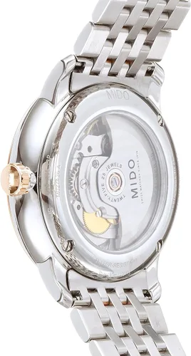 Vista 5 de Mido Watch Reloj blanco Baroncelli Big Date automático Mido Caliber 80 base ETA C07651 para hombre Blanco