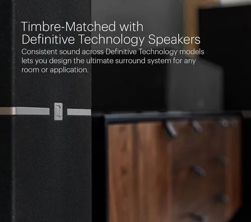 Vista 7 de Definitive Technology Dymension DM40 - Altavoz de torre delgado, matrices bipolares ajustables, (4) woofer de rango medio de 4.5 pulgadas y tweeter