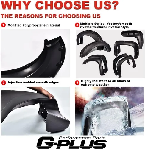 Vista 2 de G-PLUS Defensas laterales compatibles con Dodge Ram 2500 3500 modelos solo 2010-2017 (No se ajusta a modelos Dually o Chassis Cab) Defensas de rueda
