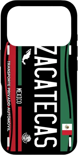 Vista 29 de Placa de matrícula Zacatecas para iPhone 13 Pro Max, Zacatecas México, funda Zacatecas