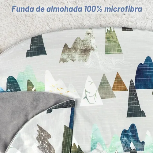 Vista 3 de TANOFAR Funda de almohada de lactancia, 1 paquete, funda elástica extraíble para almohadas de lactancia, ultra suave, se adapta perfectamente a