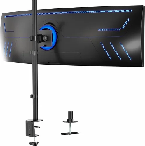 Vista 10 de VIVO Soporte de escritorio para monitor LCD individual de 13 a 38 pulgadas de alta resistencia, para 1 pantalla estándar a ultra ancha de hasta 38