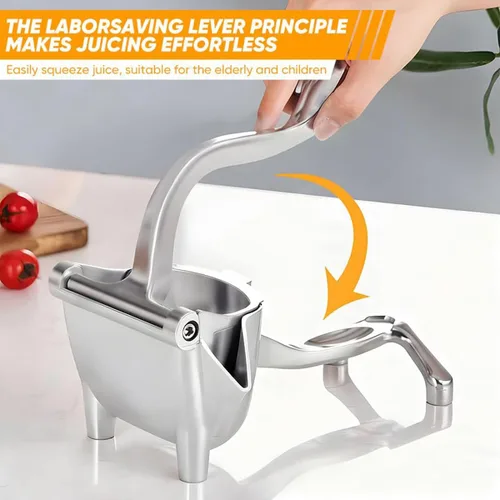 Vista 7 de Exprimidor manual, exprimidor de mano para exprimidor de mano eficiente, prensa de cítricos de aleación de aluminio para limón, naranja, lima