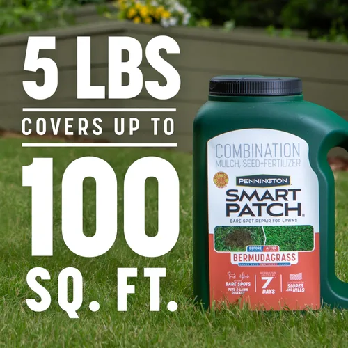 Vista 10 de Pennington Smart Patch mezcla de semillas de Bermuda para parches, 5 libras