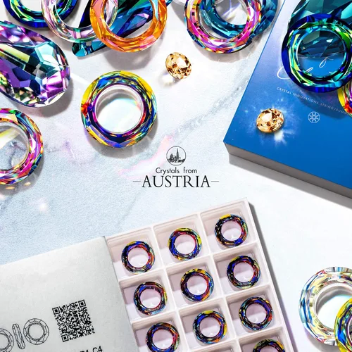 Vista 4 de Kate Lynn "Rise From the Ashes" Phoenix Bracelet Made with Crystals from Austria, Adjustable Bangle Bracelet for Women 7"+2", Packaged with Jewelry