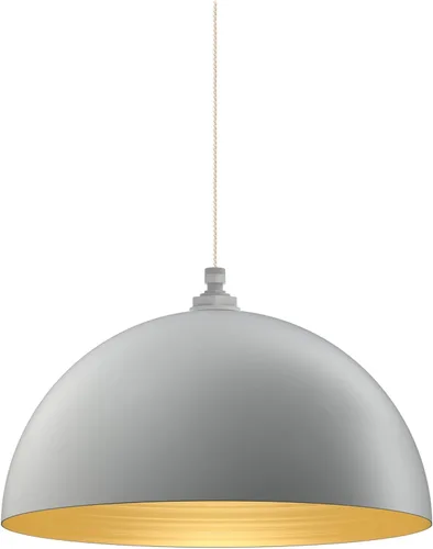Vista 105 de Steel Lighting Co. Melrose - Lámpara colgante Montada en el techo Cúpula redonda de 18 pulgadas Estilo moderno contemporáneo de granja