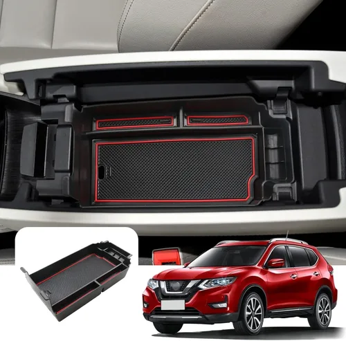 Vista 8 de LFOTPP Rogue Organizador de consola central para Nissan Rogue 2021 2022 2023 2024 2025 2026 Nissan Rogue [S/SL/SV/Platinum] T33 Caja
