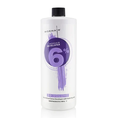 Vista 7 de MOEHAIR Desarrollador de color para el cabello 3% de peróxido de hidrógeno, revelador de crema de 10 volúmenes para teñir y decolorar el cabello