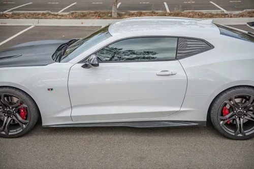 Vista 11 de Repuesto para modelos Chevrolet Camaro LT LS RS SS 2016 Par de extensión de panel basculante de faldas laterales estilo ZL1
