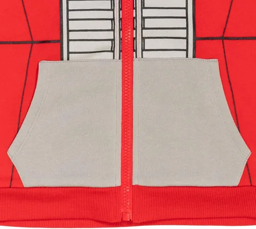 Vista 6 de Transformers Megatron Bumblebee - Sudadera con capucha de forro polar con cremallera para niños pequeños a niños grandes