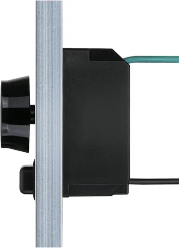 Vista 9 de Westinghouse 7788600 Control de pared giratorio de velocidad variable, compatible con ventiladores de techo de estilo industrial Jax, negro y níquel