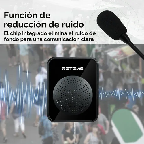 Vista 3 de Retevis Intercomunicador de ventana RT-9909,Sistema de intercomunicación