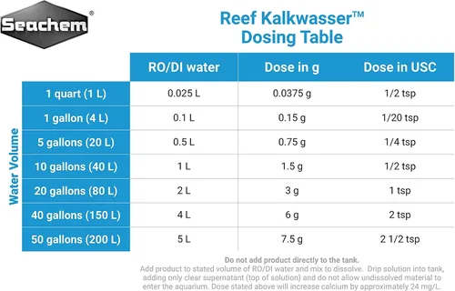 Vista 3 de Seachem Arrecife Kalkwasser 17.64 oz