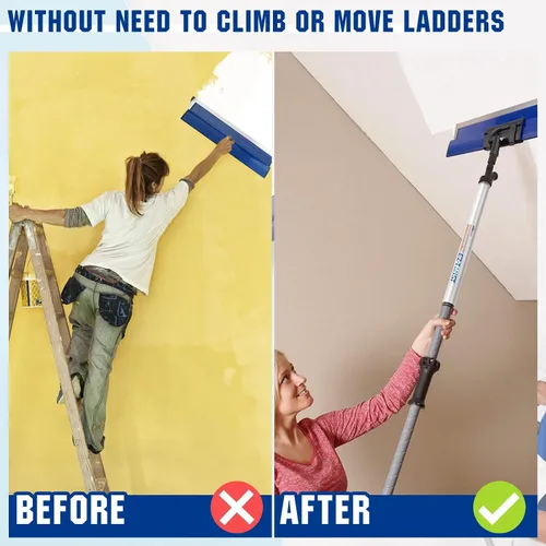 Vista 7 de Herramienta de soporte de mango de cuchilla, compatible con la herramienta ProSkim Blade Drywall, soporte ajustable de 180° herramienta de soporte