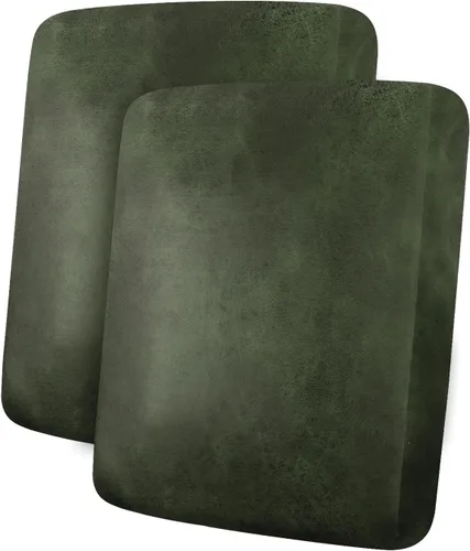 Vista 18 de ANARACHON Fundas de cojín de sofá con aspecto de cuero, juego de fundas de asiento de sofá, protector de muebles para sillón seccional, sofá biplaza