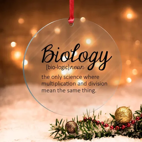 Vista 10 de Definición de sustantivo de alcohol, adorno acrílico de Navidad, decoración de árbol de Navidad, definición divertida, adorno de árbol de Navidad