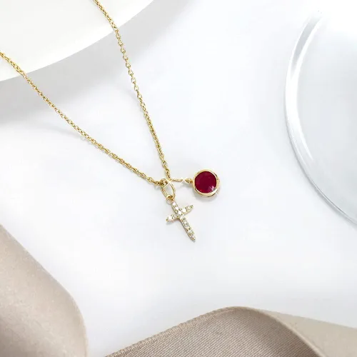 Vista 5 de Belinda Jewelz Womens 14K Solid Yellow Gold Mini Lucky Charm Pendant For Necklace and Bracelet Dainty Delicate for Her on Birthday Christmas New