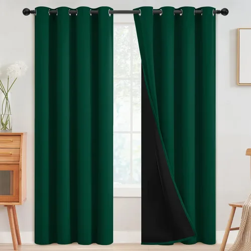 Vista 170 de SimpleHome - Cortinas opacas 100% para recámara, cortinas de ventana con ojales beige, con aislamiento térmico, cortinas de oscurecimiento