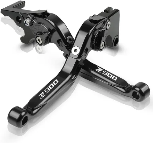 Vista 7 de Z650 Juego de palancas de freno y embrague plegables para Z650 Z 650 Ninja 650R V.ersys 1000 2016 2017 2018 2019 20020 - Verde/Negro
