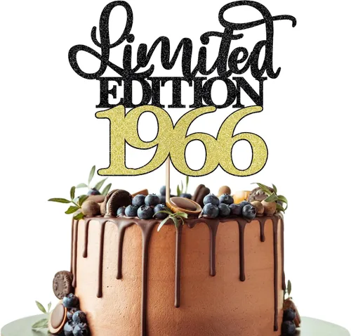 Vista 20 de Decoración para tartas de edición limitada de 1935, decoración de pastel de feliz cumpleaños 90, hombres y mujeres animan 90 años/90 y fabulosa