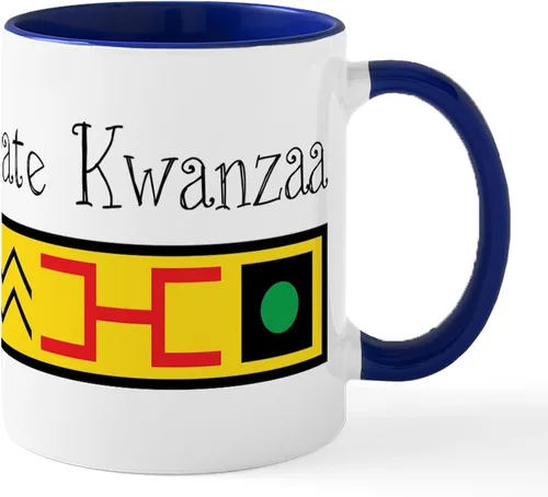 Vista 9 de CafePress Celebrate Kwanzaa - Taza de café de cerámica de 11 oz (11.0 fl oz)