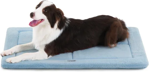 Vista 12 de Made4Pets Cojín Cama para Jaula de Perros Medianos y Grandes, Lavable y Reversible, Tapete Antideslizante para Perrera para un Sueño Acogedor, Cama