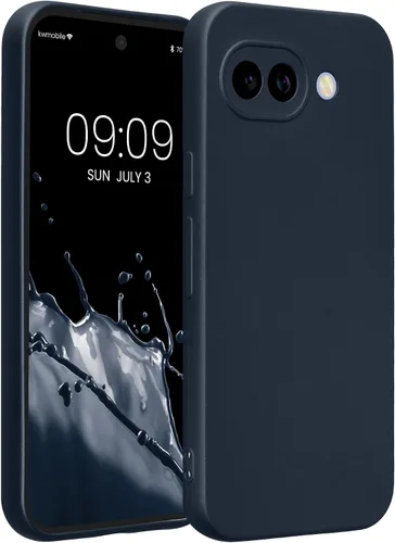 Vista 285 de kwmobile Funda compatible con Google Pixel 9 - Funda protectora delgada de TPU para teléfono - Acabado mate suave - Piedra antigua