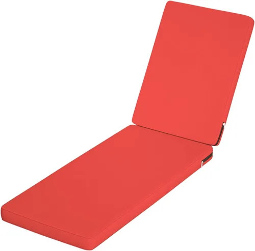 Vista 8 de Chaise Lounge - Cojines para muebles de patio al aire libre Cojines para sillas de patio resistentes al agua de 72 x 21 pulgadas Cojines Gris