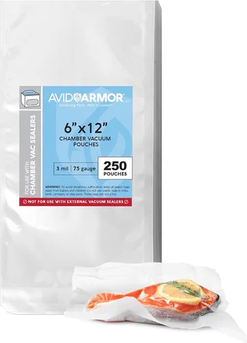 Vista 14 de Bolsas de sellado al vacío Avid Armor – 15 x 20 cm – Paquete de 250 – Bolsas resistentes de grado comercial, libres de BPA para Sous Vide