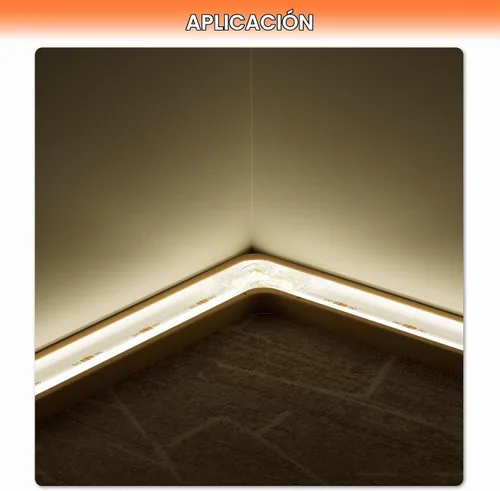 Vista 5 de MIWISE Kit de conectores de 8mm para tira de luces LED COB de 2 pines, 12 piezas de conectores sin espacio en forma de L/esquina, conectores