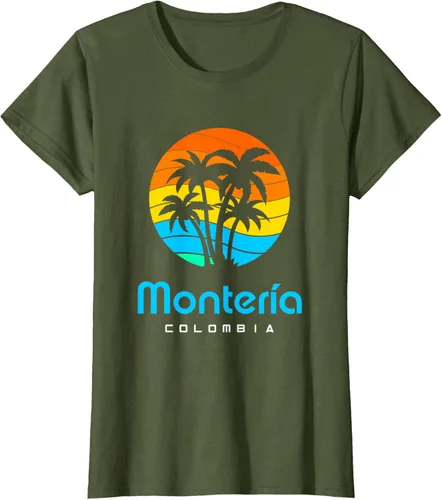 Vista 61 de Camiseta Montería Colombia, Negro
